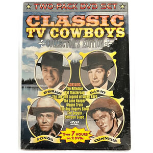 New Classic TV Cowboys Collectors Edition DVD, 2001, 2-Disc Set - Black & White